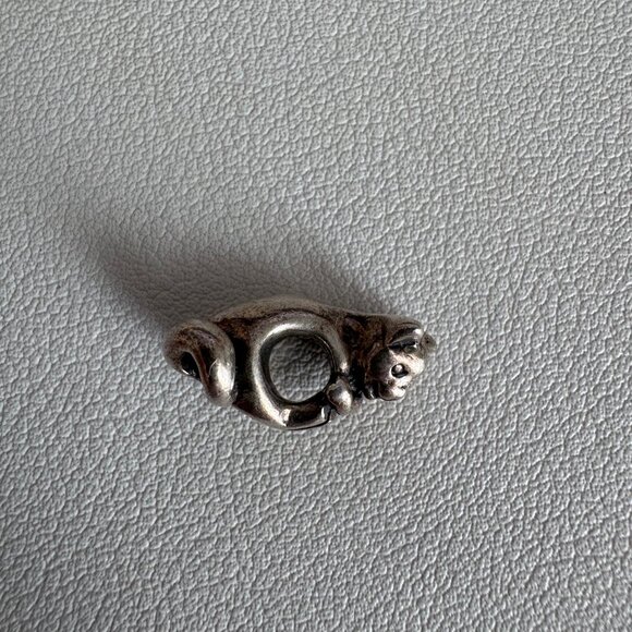 Trollbeads 925 Sterling Silver "Big Cat" Bead Charm - Picture 5 of 6